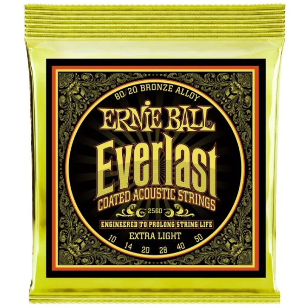 Ernie Ball 2560 Everlast 80/20 Bronze Extra Light